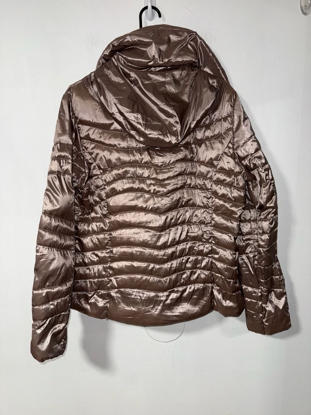 Bernardo Puffer Jacket Size XL Brown Quilted 3