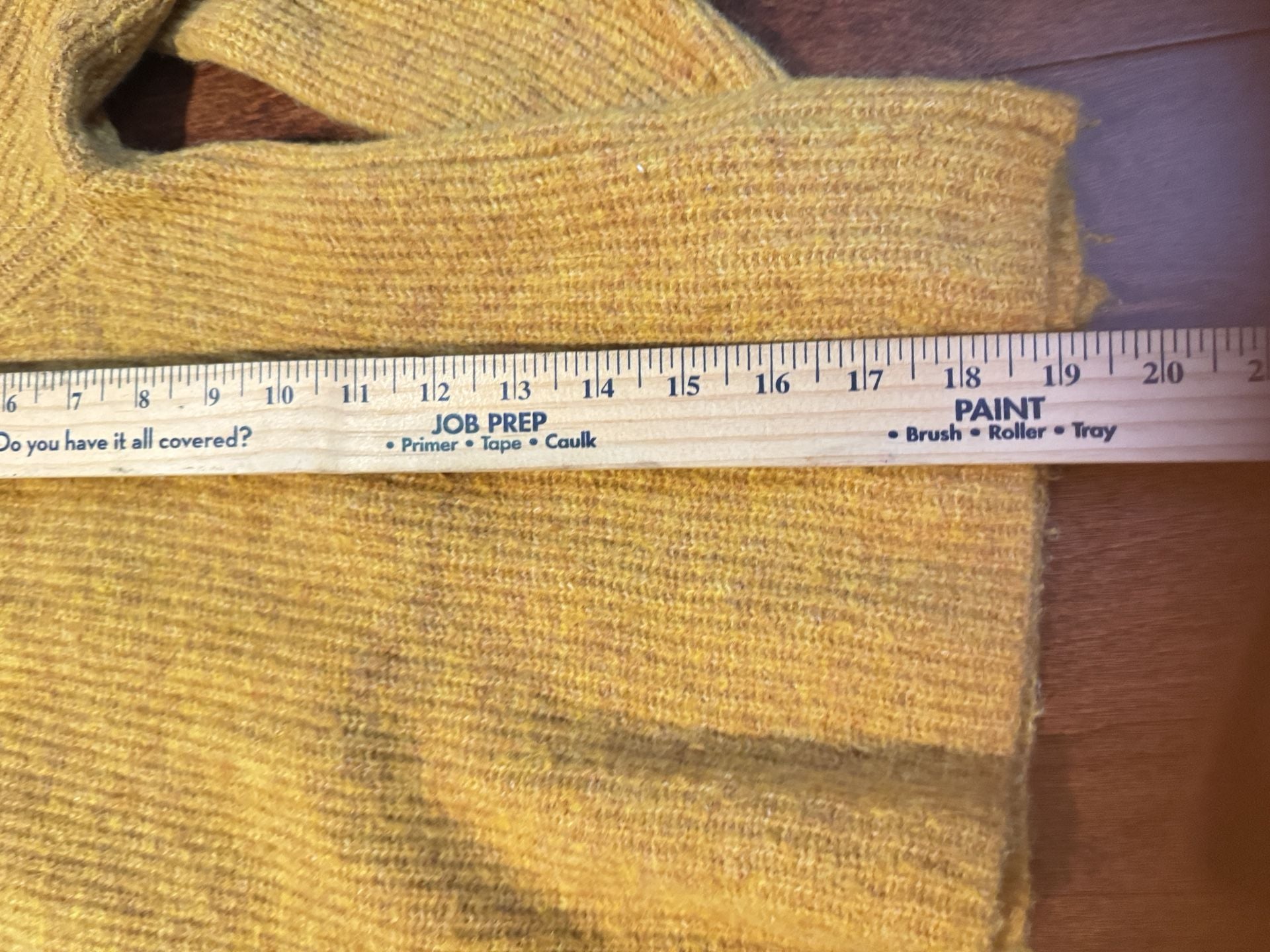 Banana Republic Ribbed Wool Blend Crewneck Sweater Size S Mustard Yellow 6