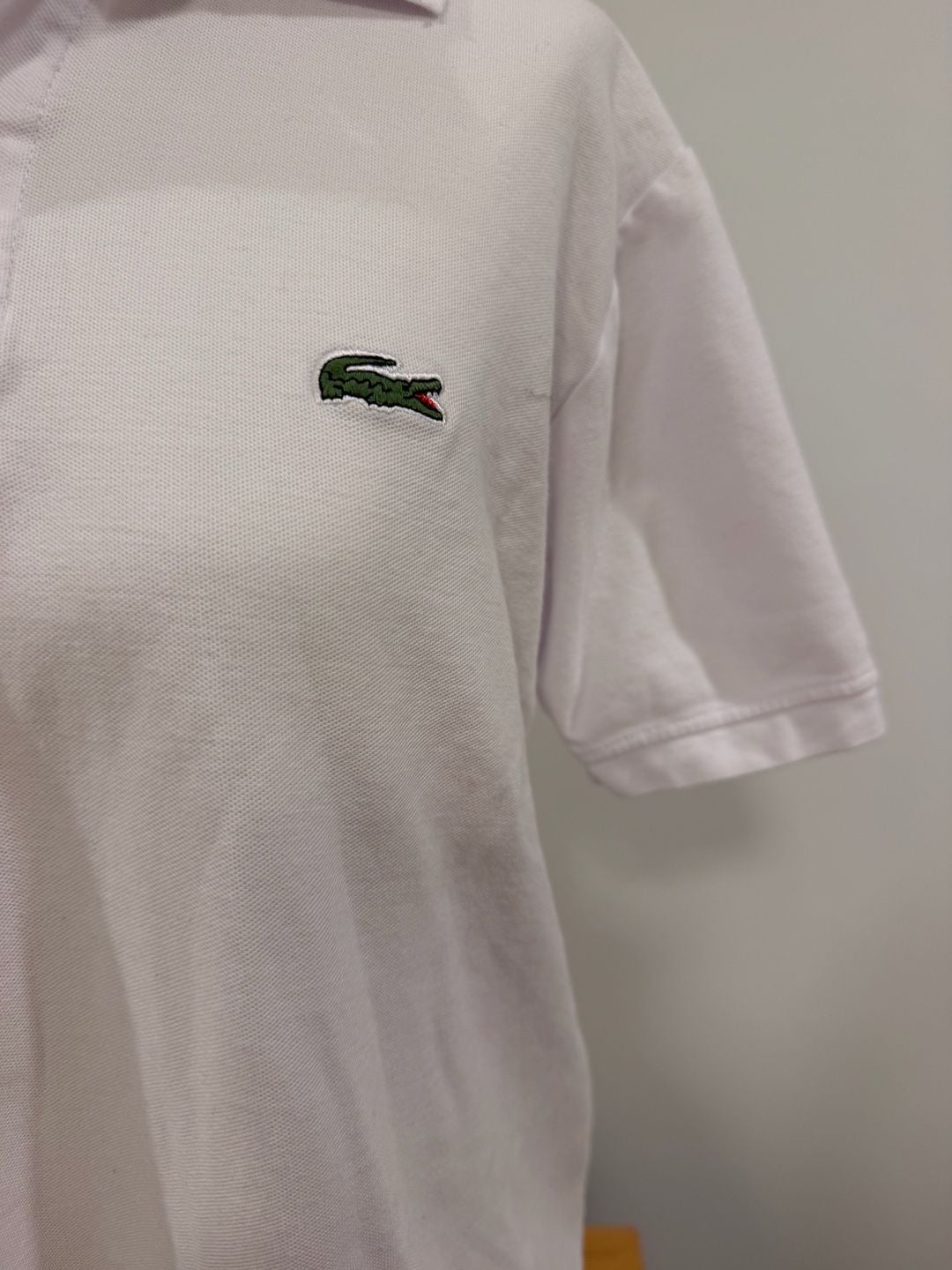 Lacoste Preppy Classic Polo Shirt White Size small 3