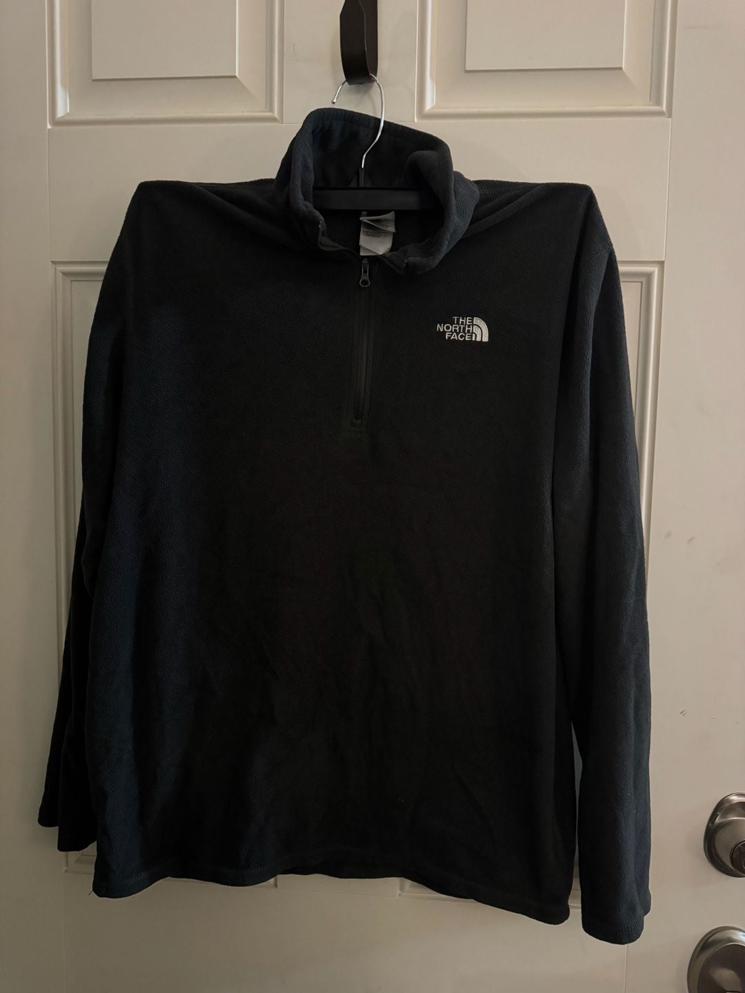 The North Face Fleece Pullover Size M Black 2