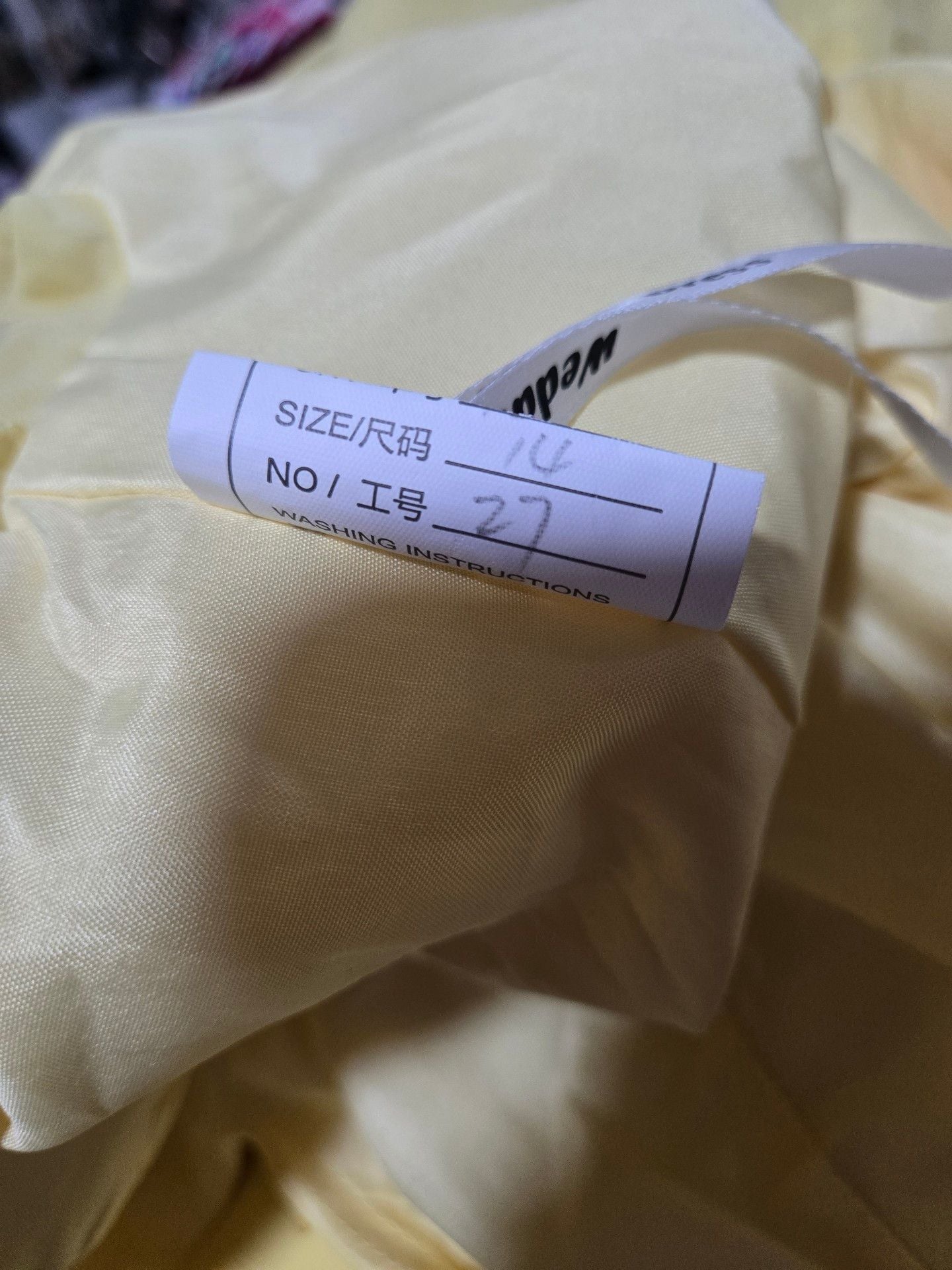 Evening Dress Yellow Chiffon Formal Gown 8