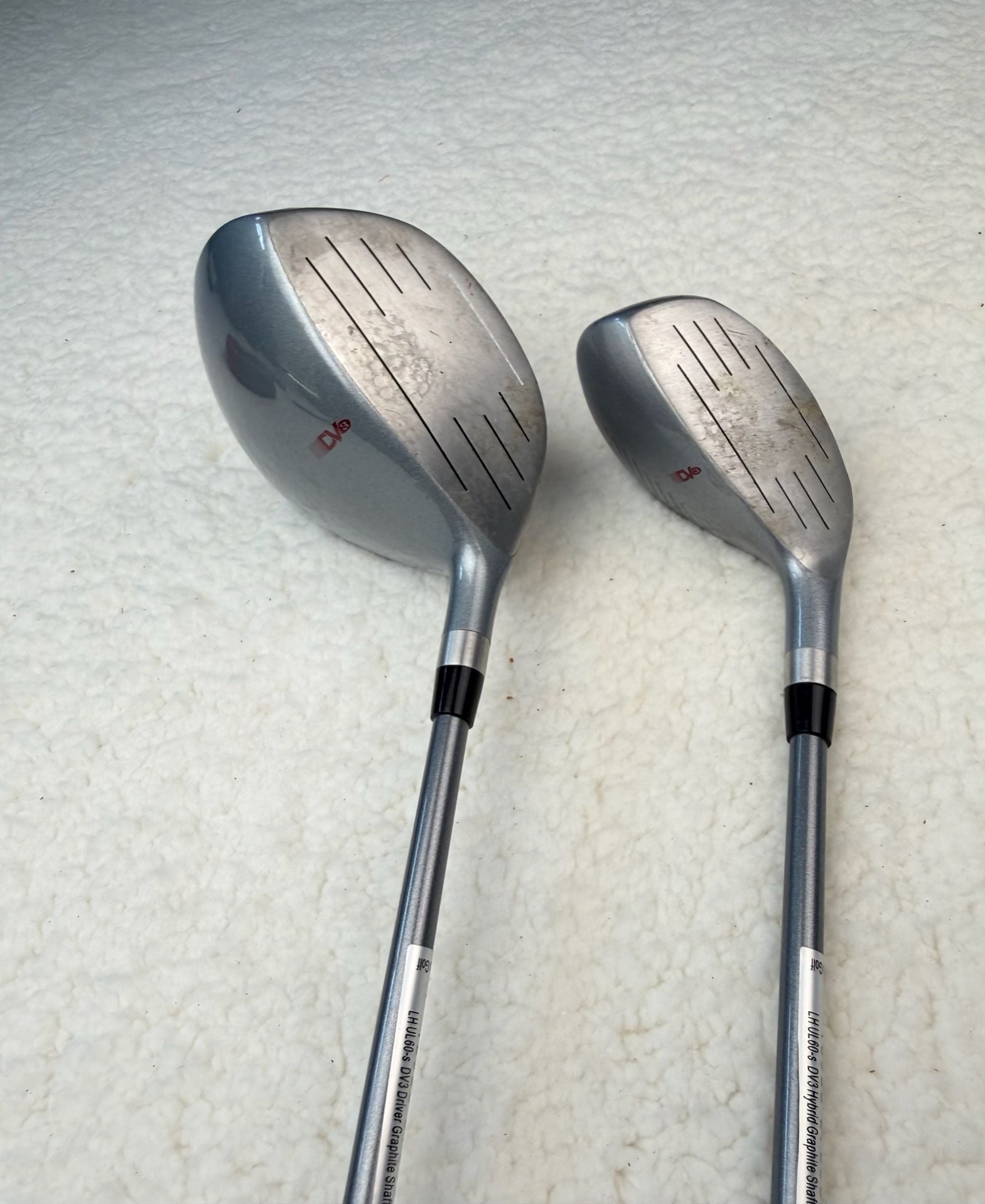US Kids Golf UL60-s DV3 Driver and Hybrid Club Set 2