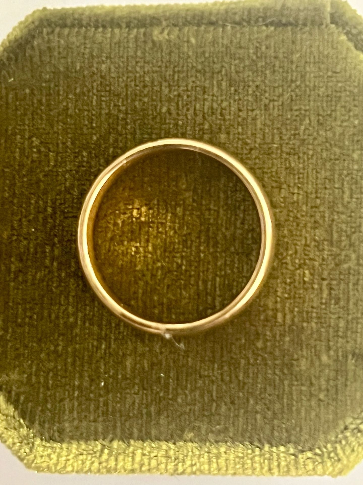 14K GF Gold Filled 4mm Band Polished Finish Size 6 3
