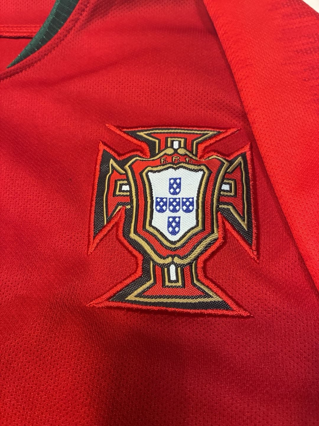 Portugal Soccer Jersey Size XL Red FPF Crest 11 3