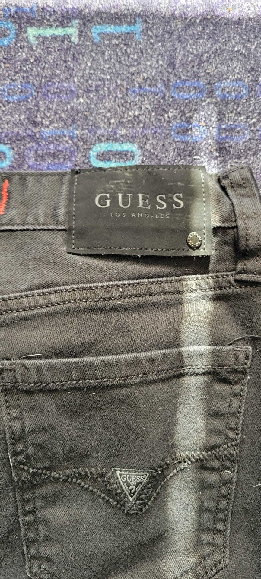 GUESS Skinny Distressed Jeans Size 28 7