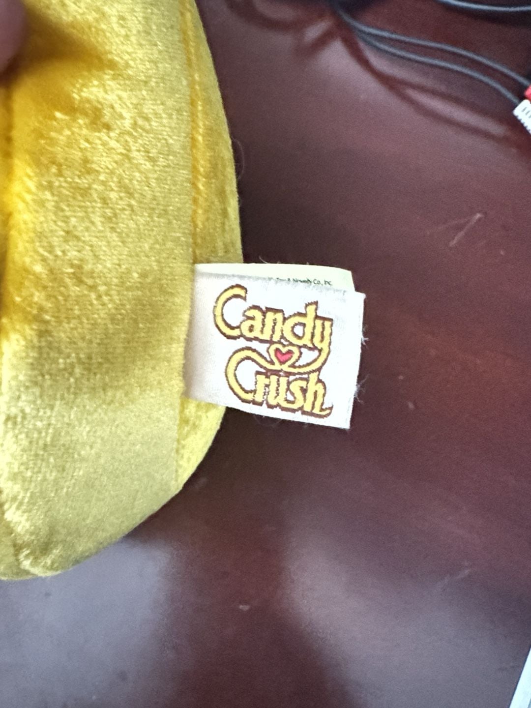 Candy Crush Sugar Crush Yellow Plush Toy Pillow 4