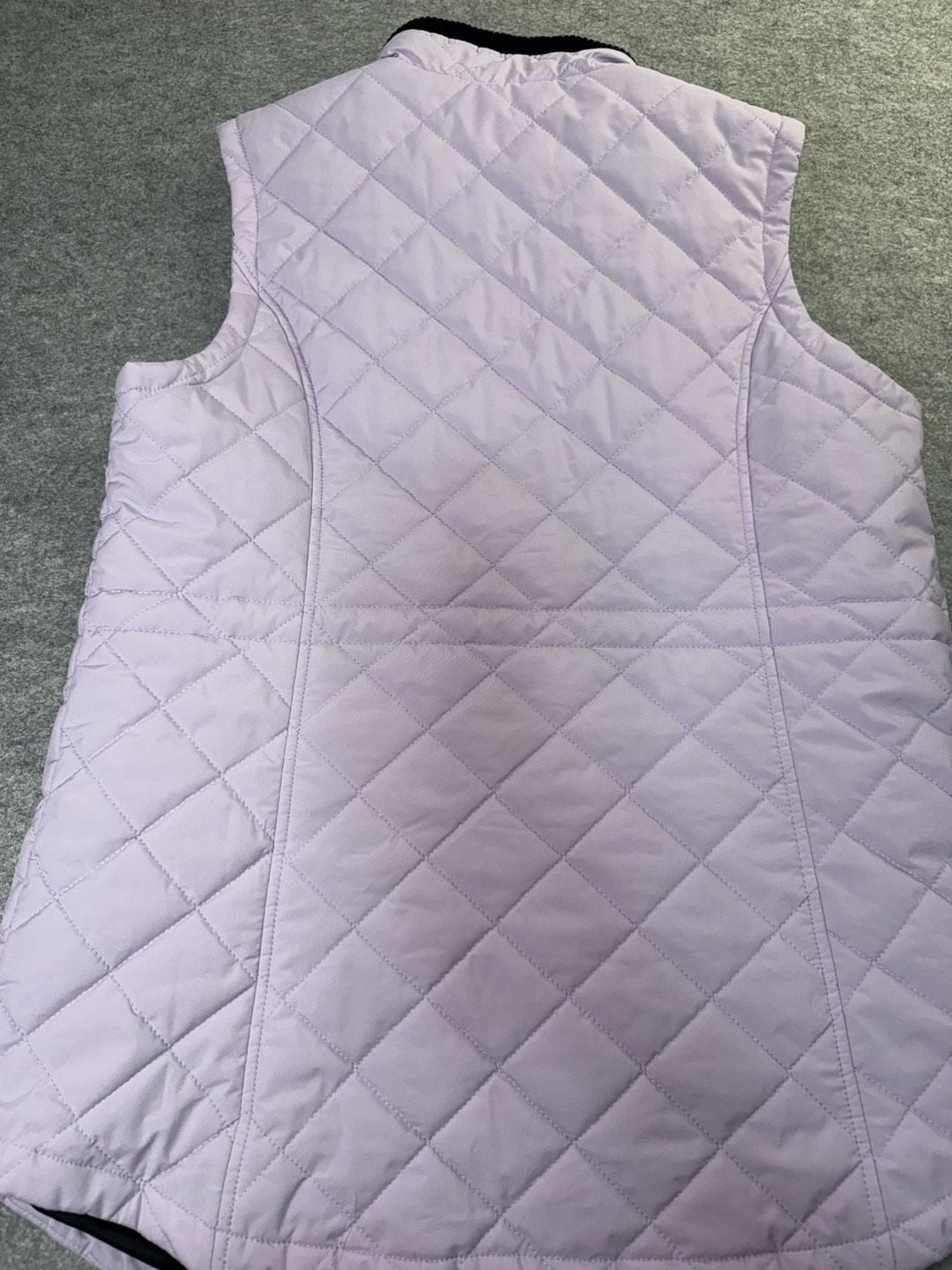 Nautica Quilted Full Zip Vest Light Purple Size Small 5