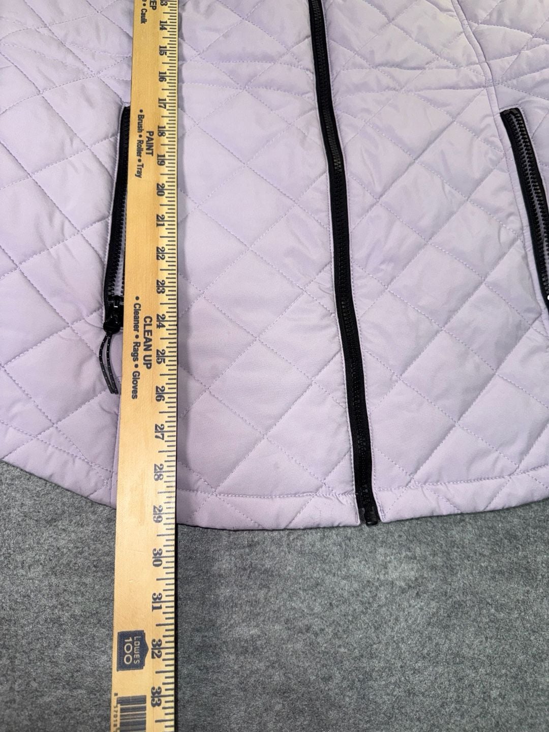 Nautica Quilted Full Zip Vest Light Purple Size Small 8