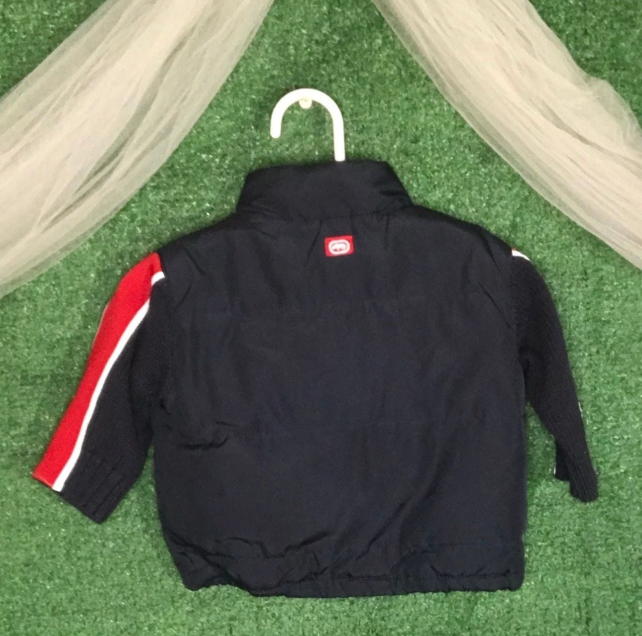 Ecko Unltd. Jacket Size 18M Black Red Full Zip 3