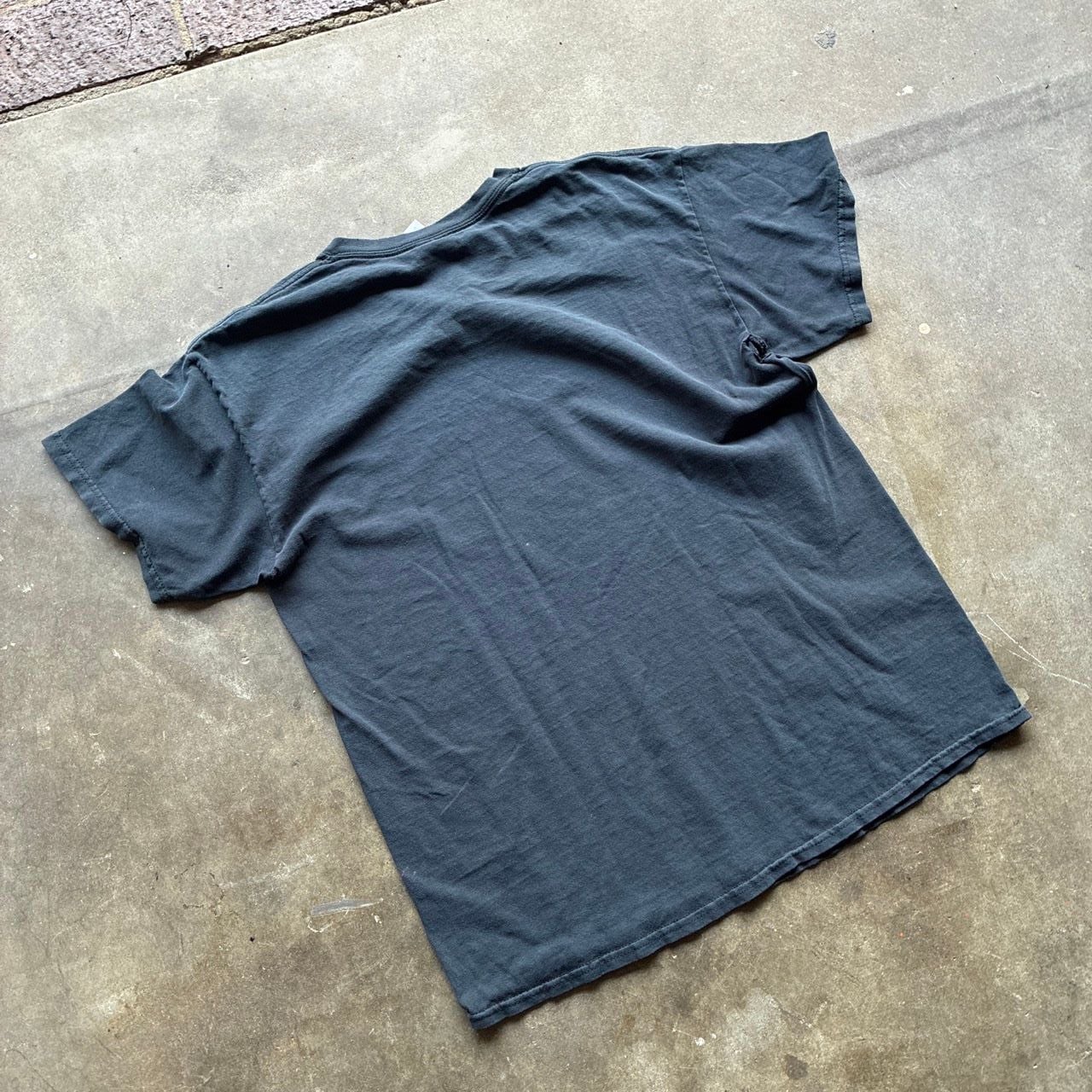 Y2K Gildan Billy Idol Graphic T-Shirt Size L Black Rock Concert 5