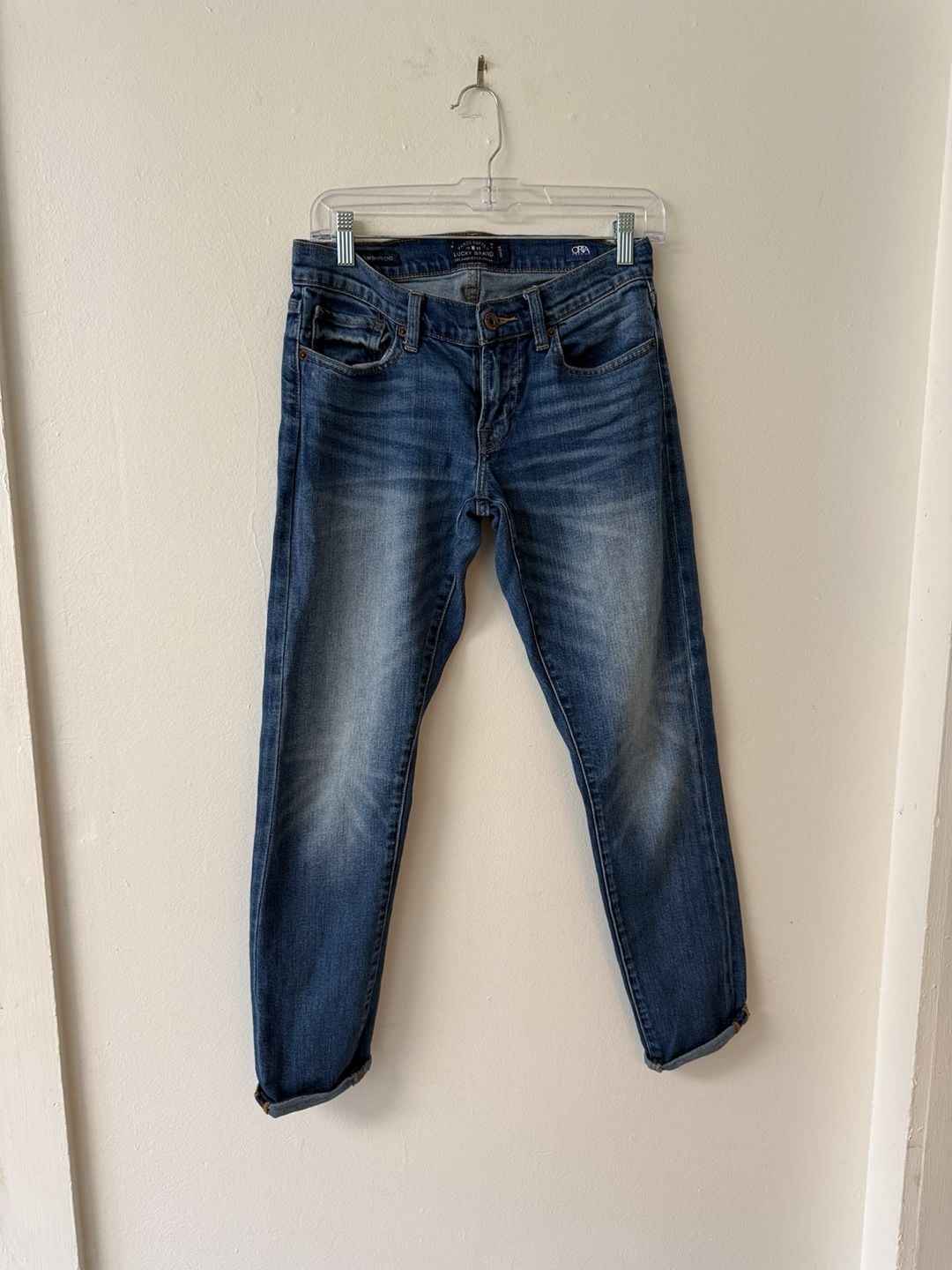 Lucky Brand Sienna Slim Boyfriend Jeans Size 00/24 Blue Denim 2
