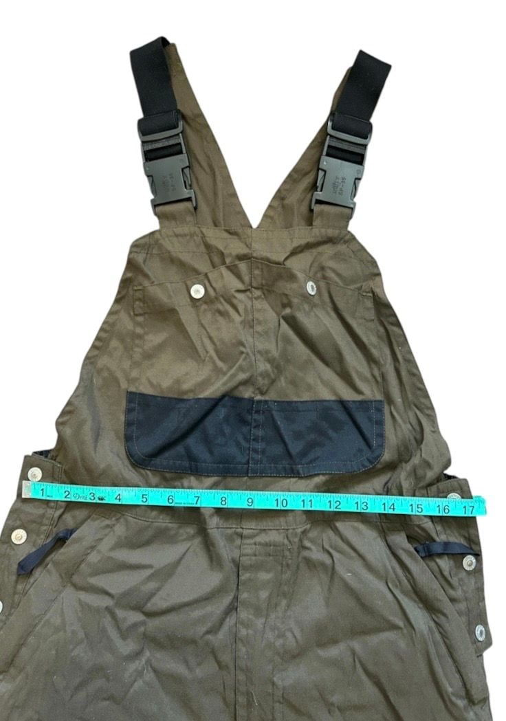 Vintage Killer Loop Snow Bib Overalls Olive Green Small 6