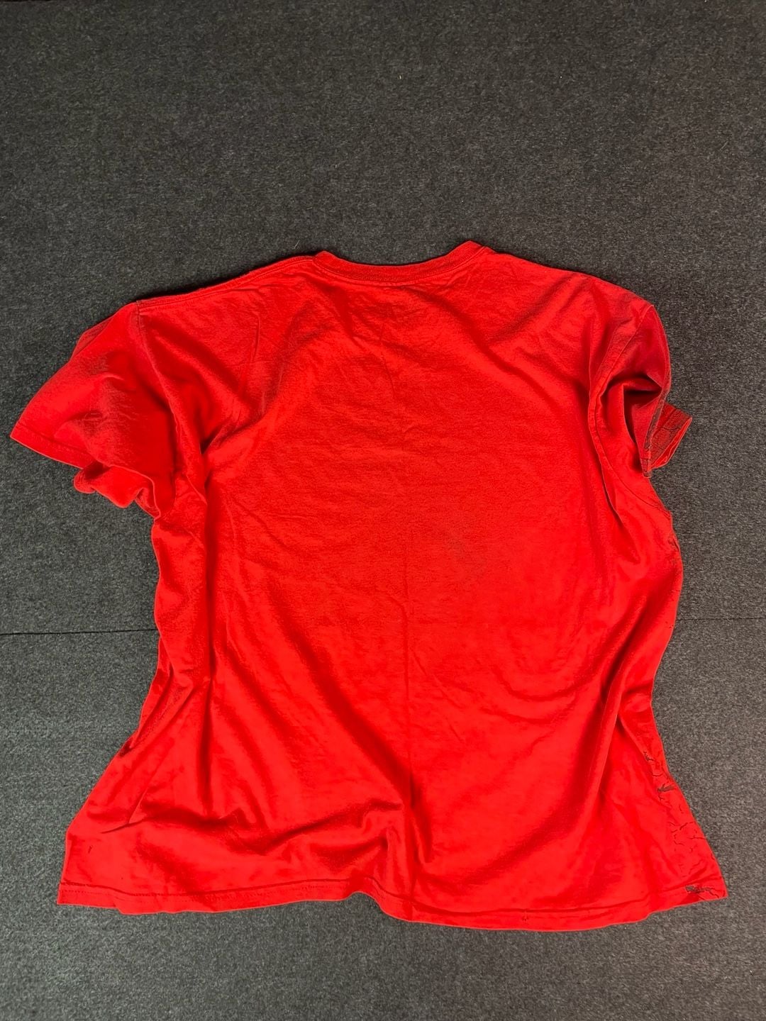 MMA Elite Graphic Print T-Shirt Red Skull Cross 9