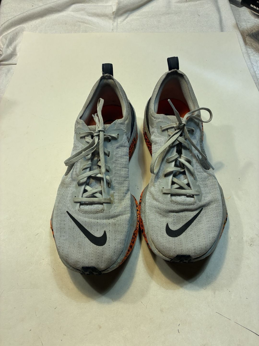 Nike ZoomX Invincible Run 3 Running Shoes Orange Black Leopard 2