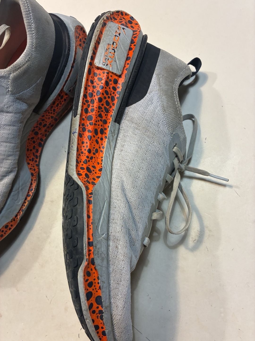 Nike ZoomX Invincible Run 3 Running Shoes Orange Black Leopard 6