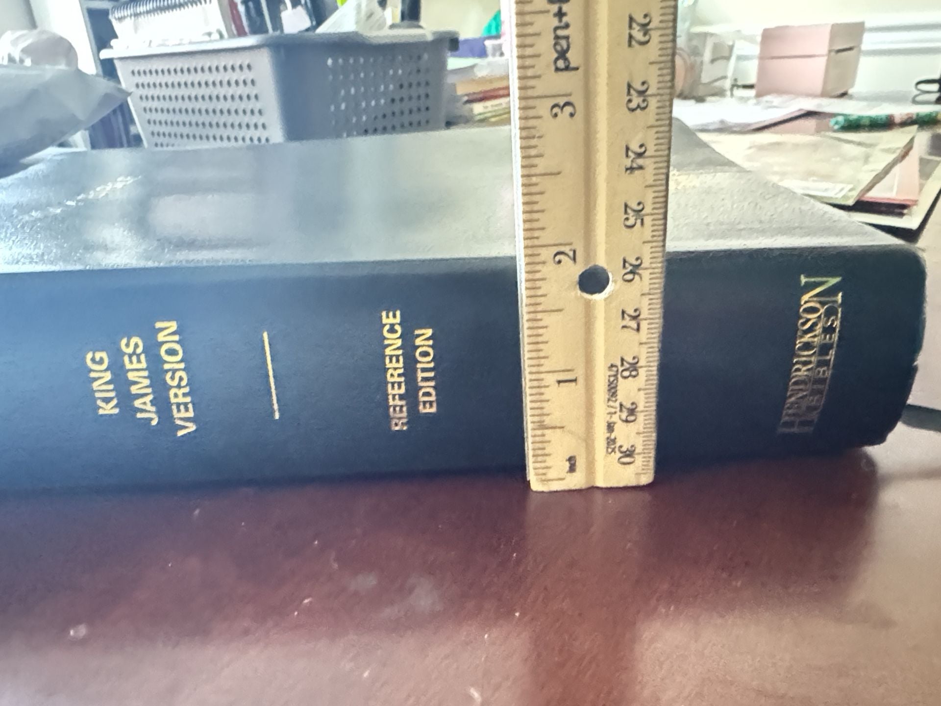 Super GIANT Print Hendrickson Bibles King James Version Reference Edition Holy Bible 3