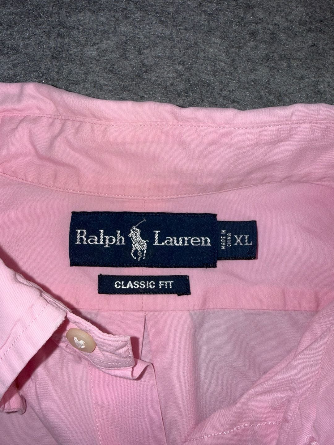 Ralph Lauren Men’s XL Pink Classic Fit Button-Down Shirt – Polo 3