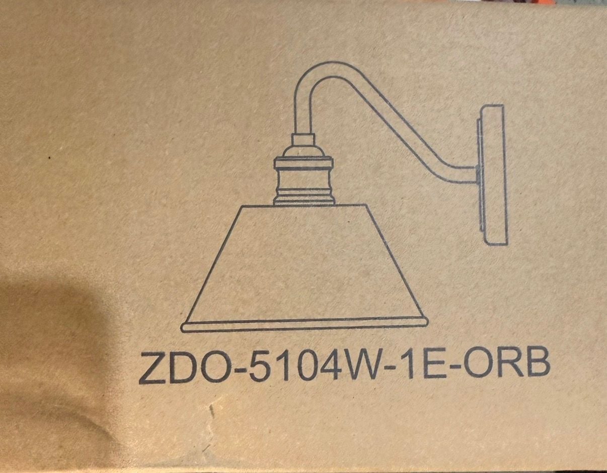 2# Outdoor Wall Sconce Oil Rubbed Bronze 2