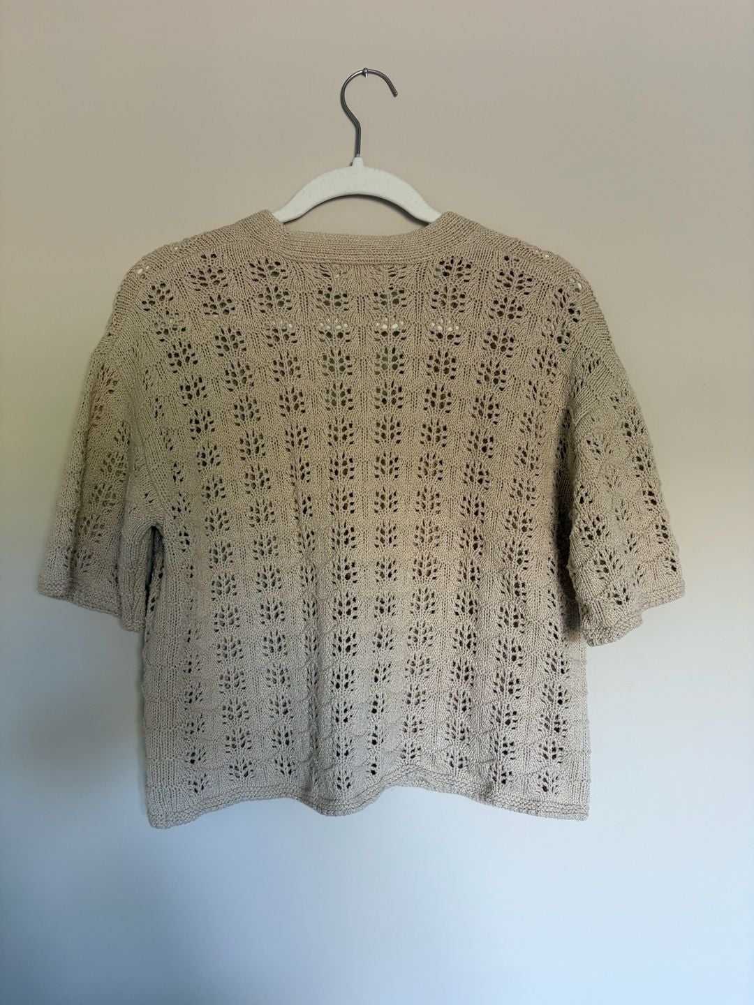 Universal Thread Cardigan Size s Beige Knit Sweater 4