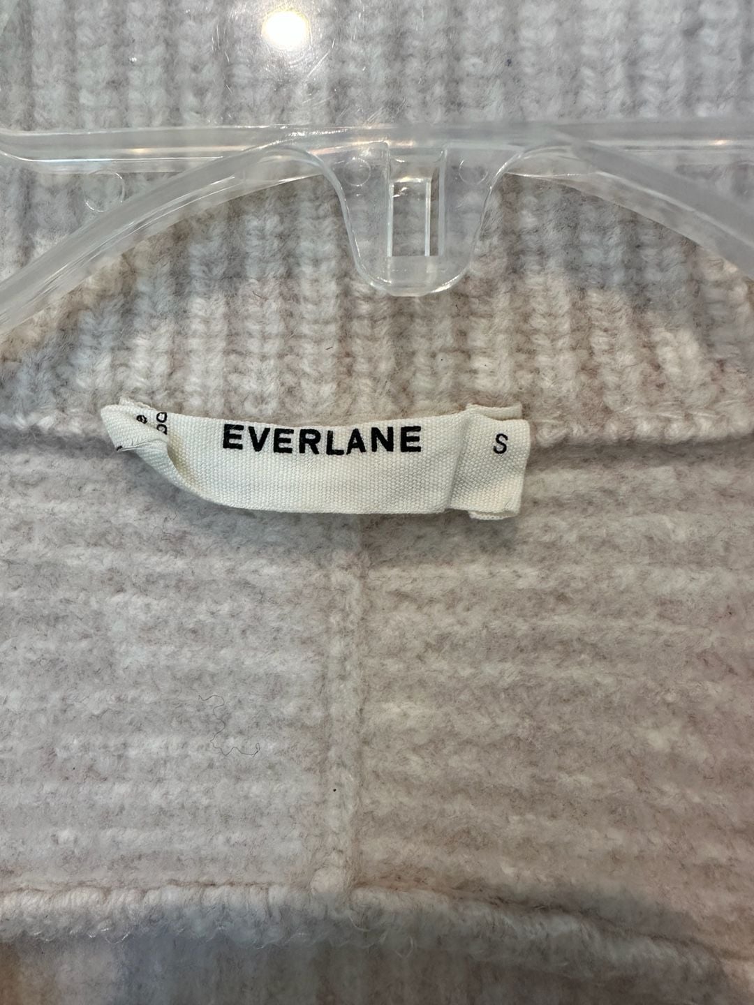 Everlane Ribbed Half Zip Sweater Size S 3