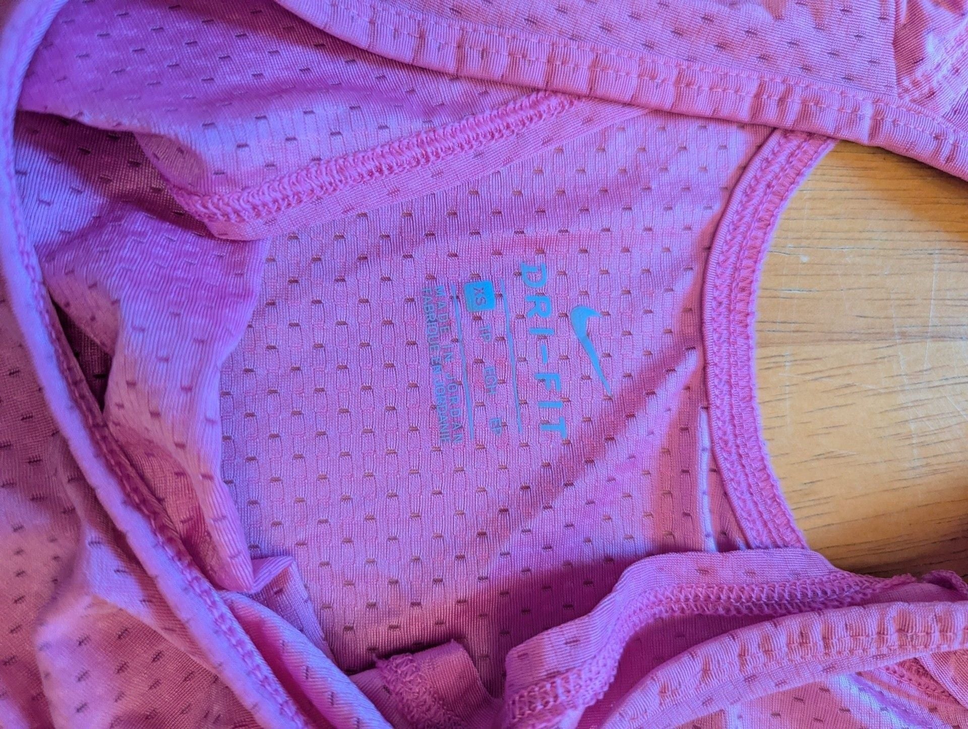 Nike Dri-FIT Tank Top Size XS Pink Athletic Mesh 4