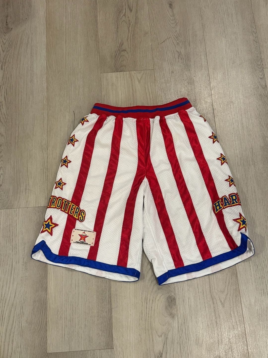 Harlem Globetrotters Shorts Basketball Athletic Striped Stars vtg ... 2
