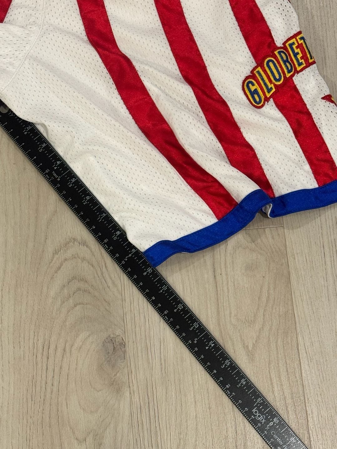 Harlem Globetrotters Shorts Basketball Athletic Striped Stars vtg ... 6
