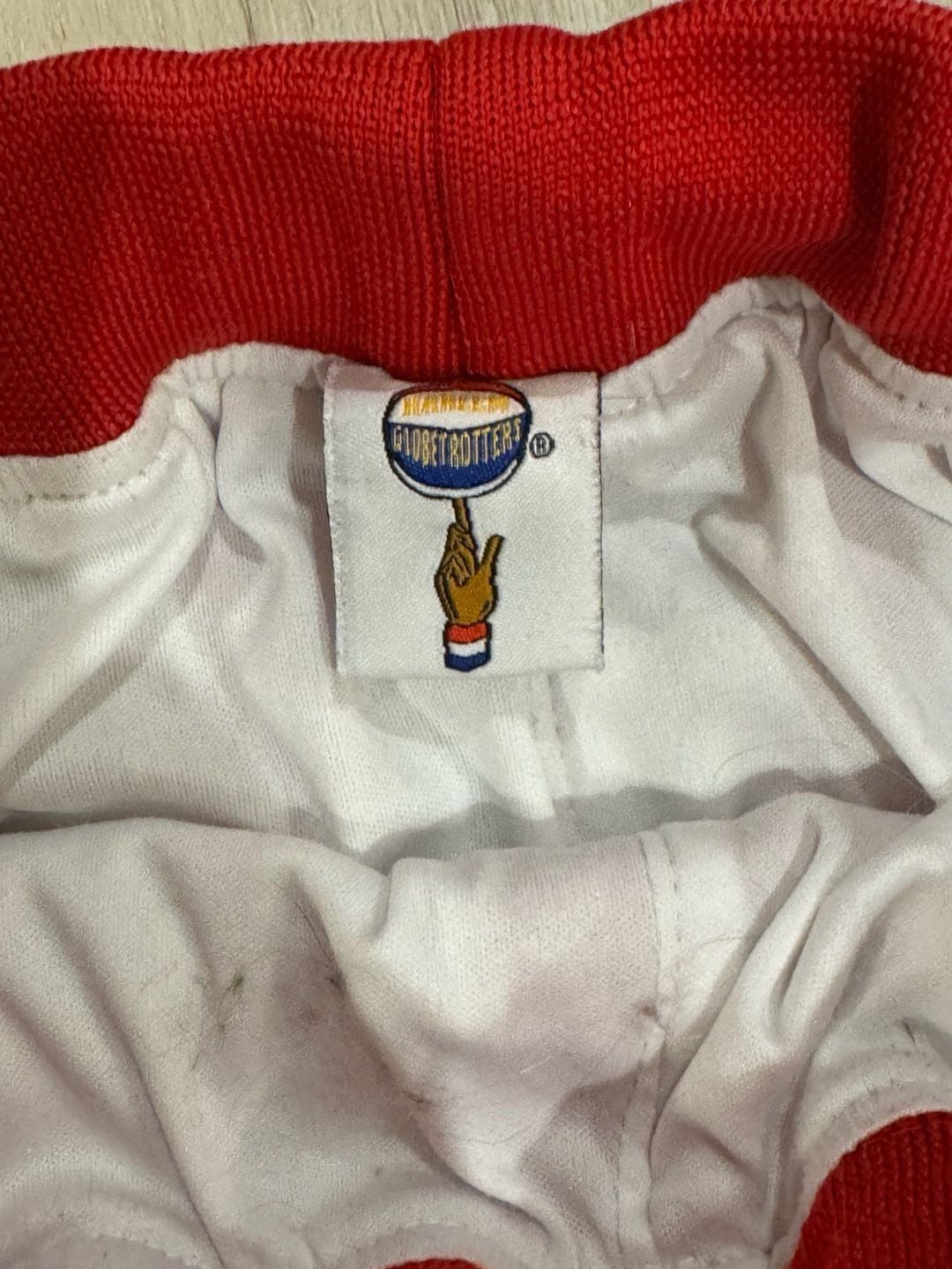 Harlem Globetrotters Shorts Basketball Athletic Striped Stars vtg ... 3