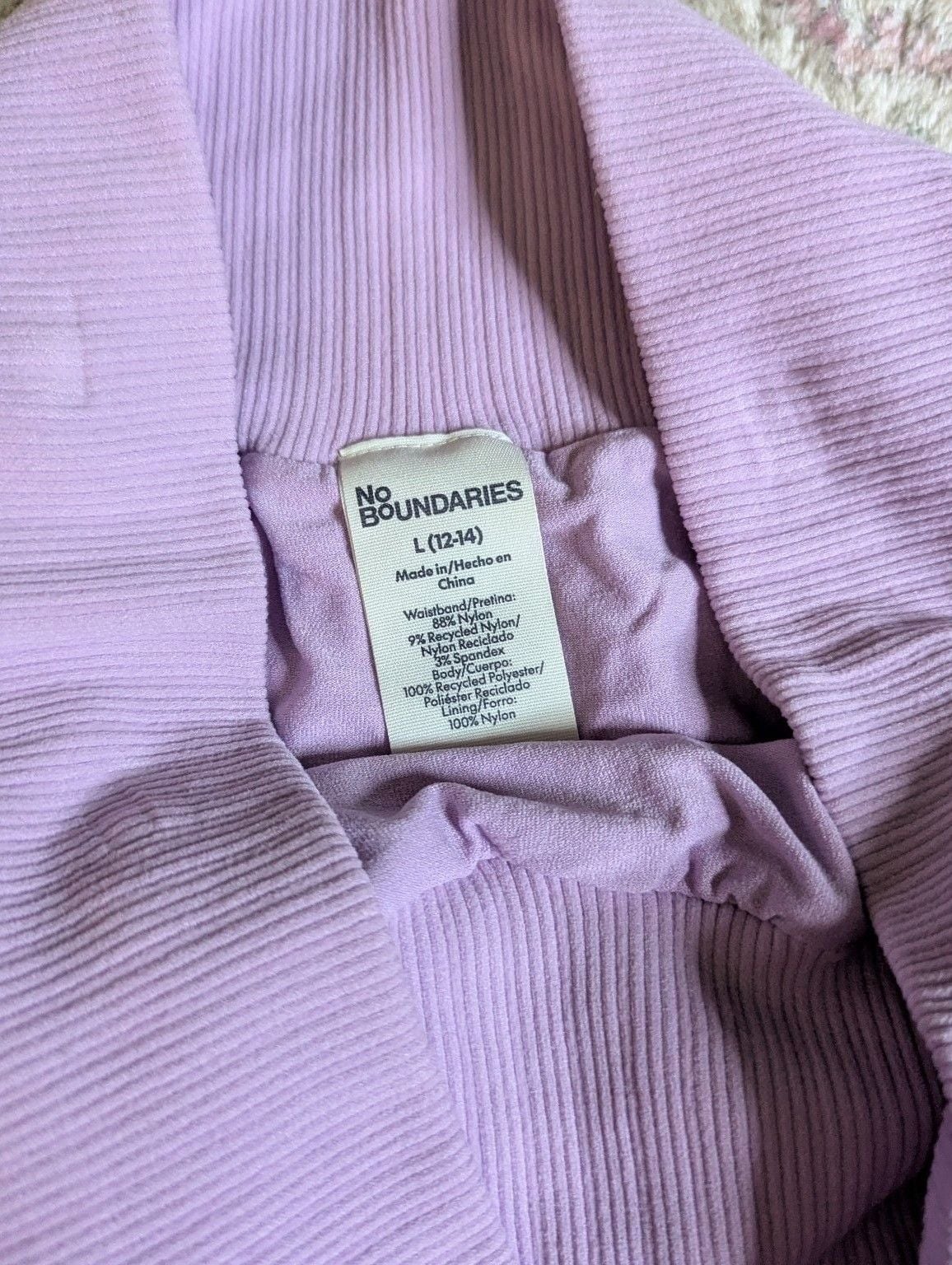 No Boundaries Ruffle Shorts Size L (12-14) Purple 4
