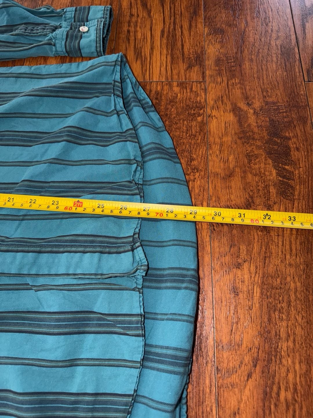Levi's Diamond Label Striped Long Sleeve Button Down Shirt L 5