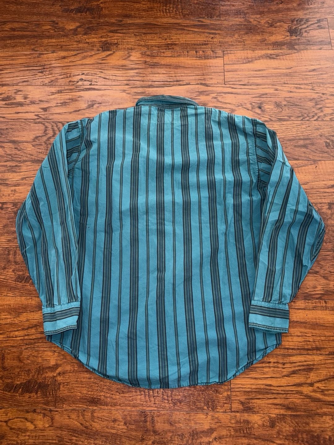 Levi's Diamond Label Striped Long Sleeve Button Down Shirt L 6