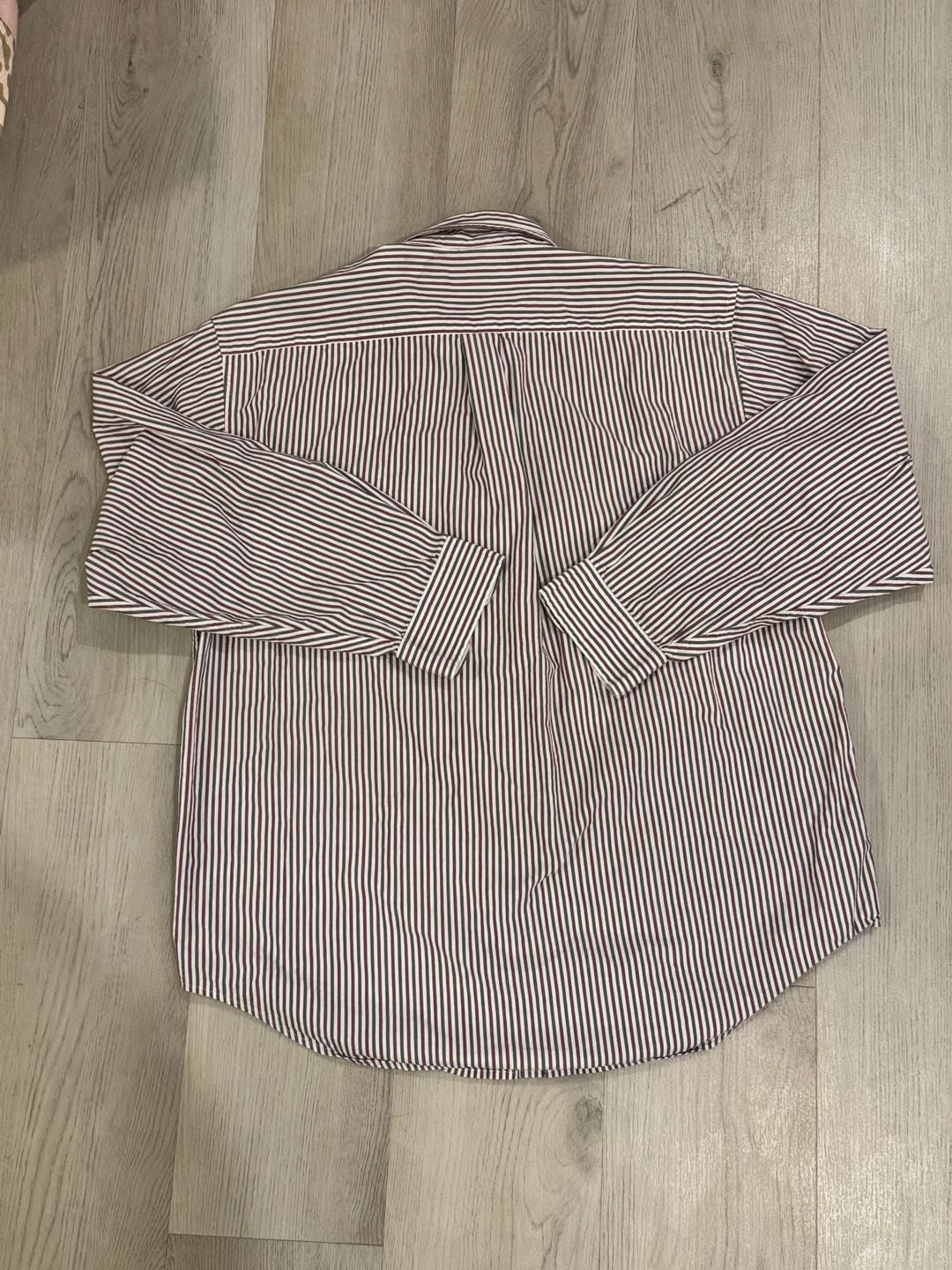 Vesi Sportswear Button-Down Shirt Size L Striped WSU Cougars 7
