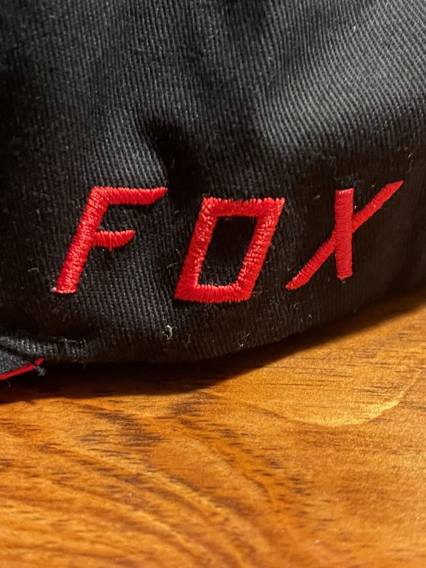 Fox Racing Honda Hat Size L/XL Black Red Flexfit Cap 4