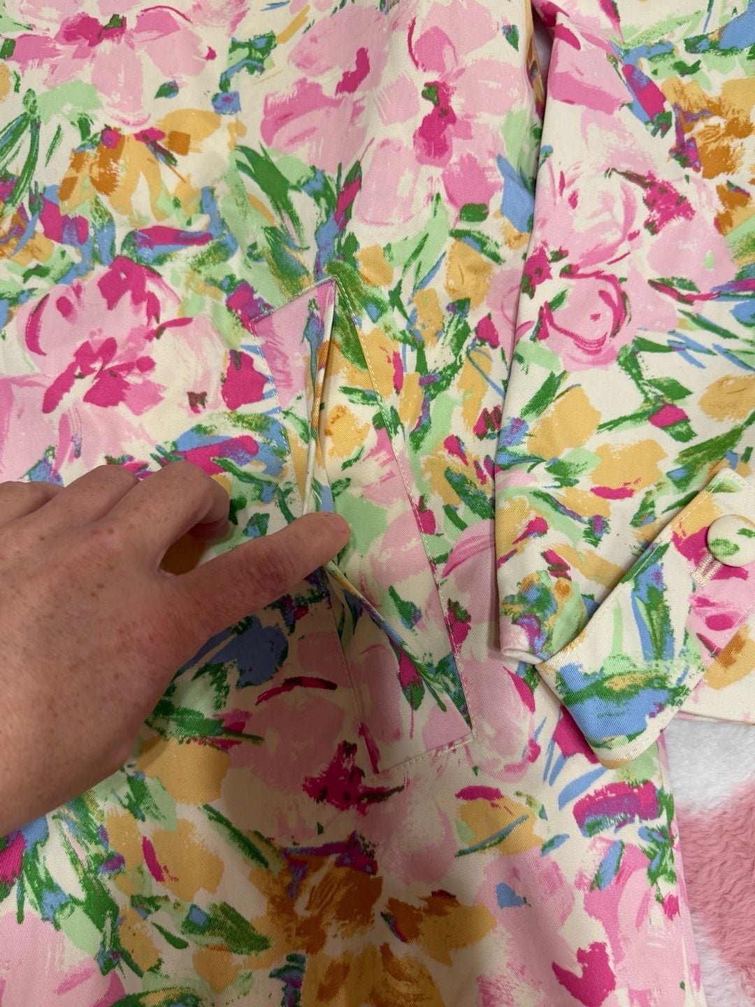 Free Assembly Women's Floral Button Front Shirt Dress Size M 8-10 Multicolor 9