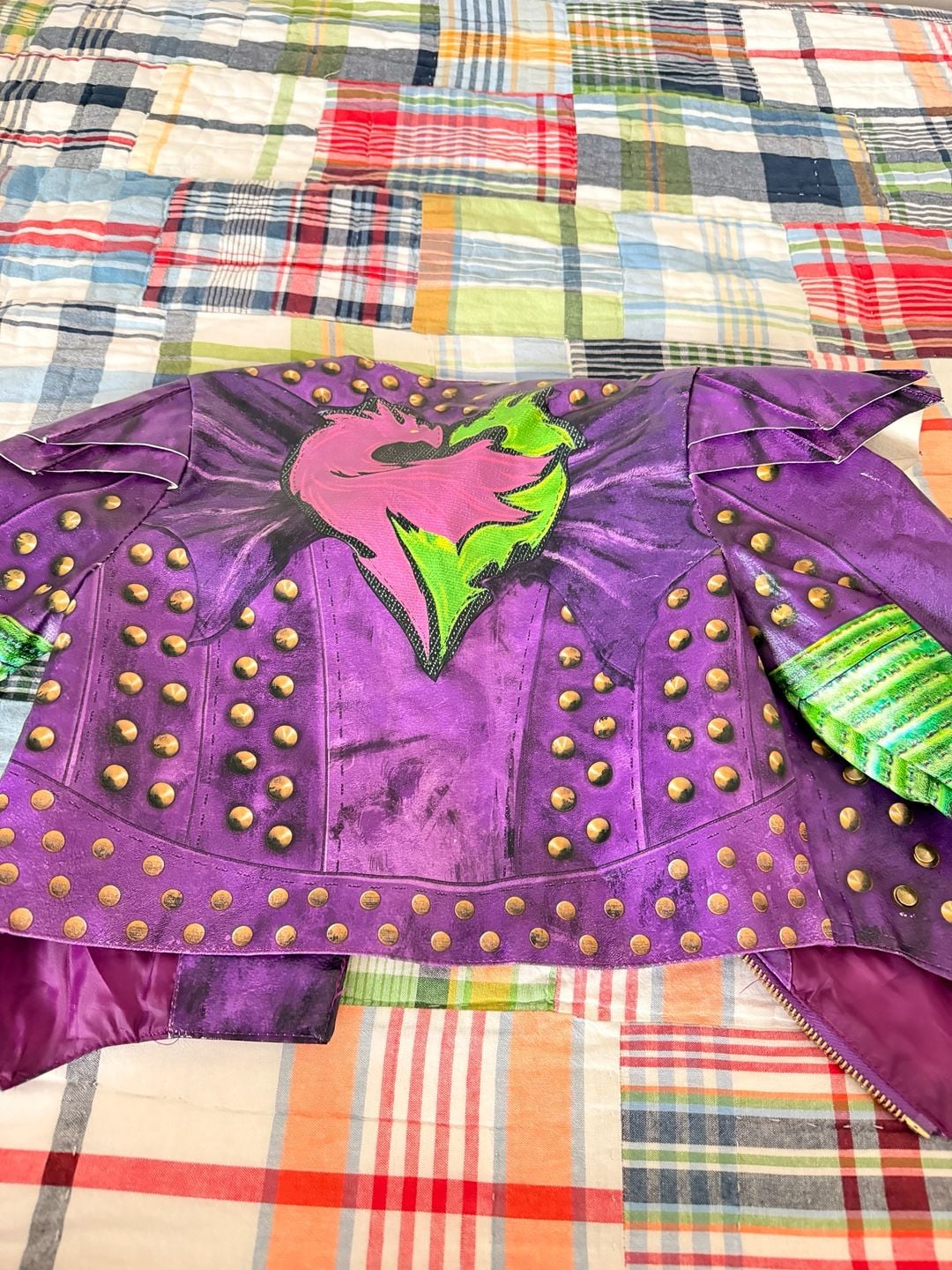 Disney Descendants Mal Costume Jacket Top Pants Size 8 5