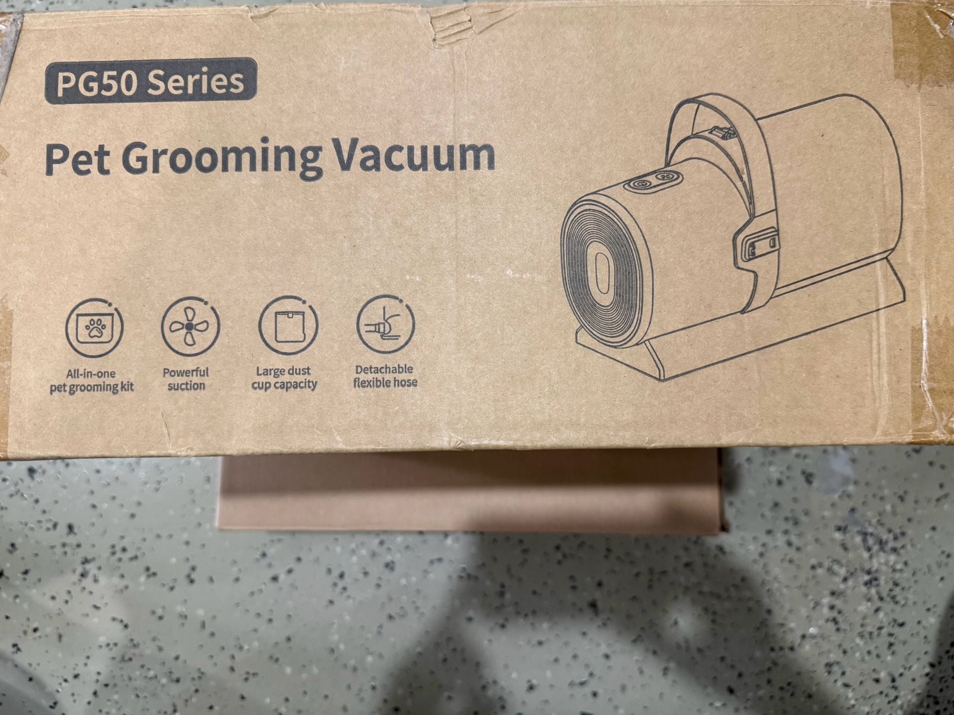 PG50 Series Pet Grooming Vacuum Kit 2