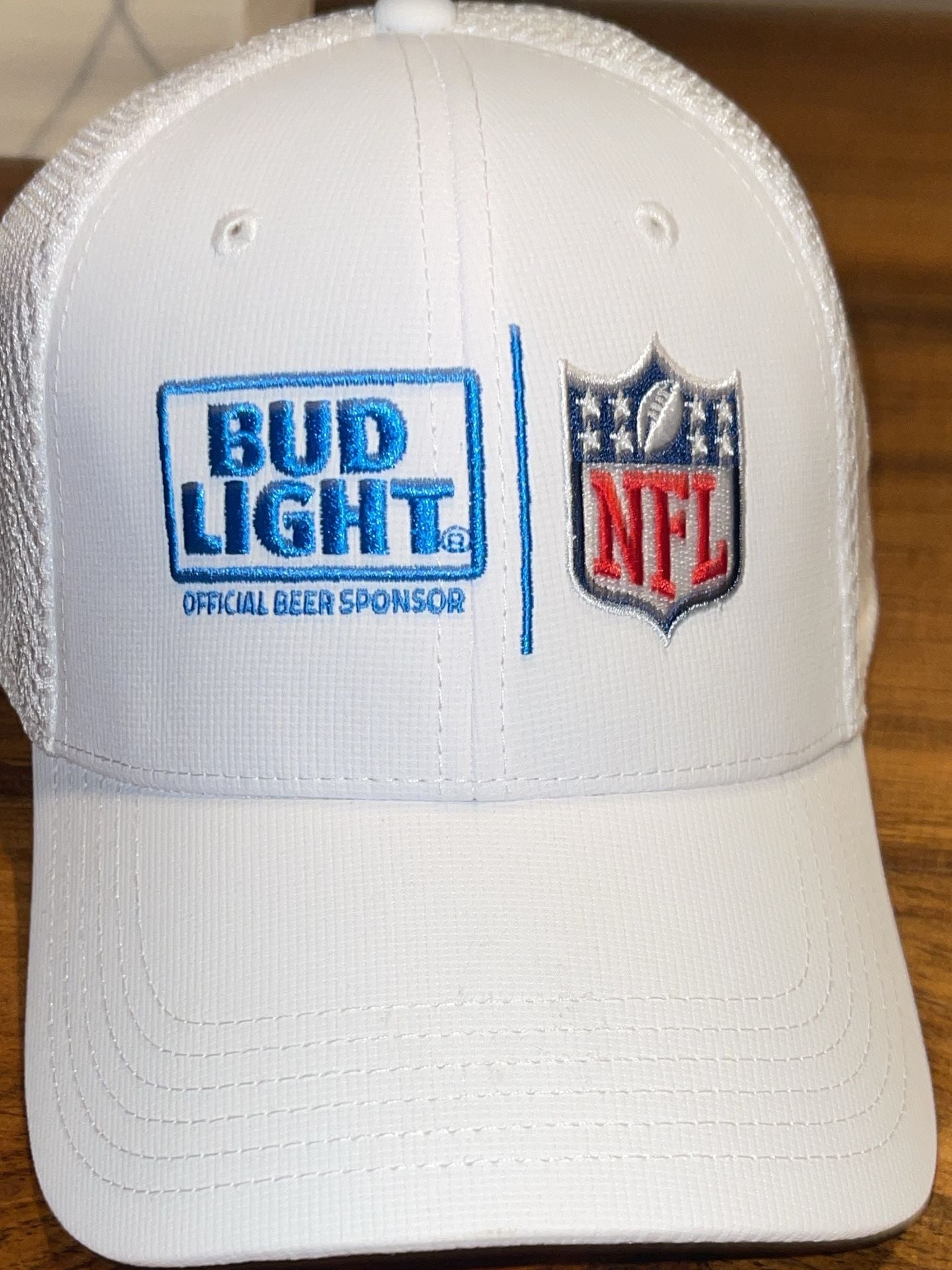 Bud Light NFL Trucker Hat White Snapback Official Beer Sponsor 2
