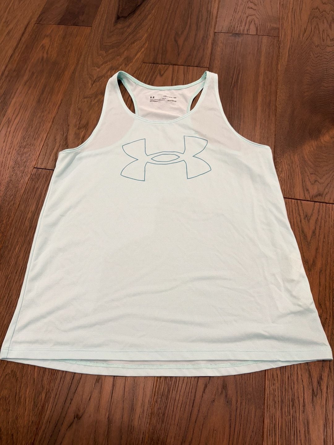 Under Armour HeatGear Tank Top Size YXL Light Blue 3