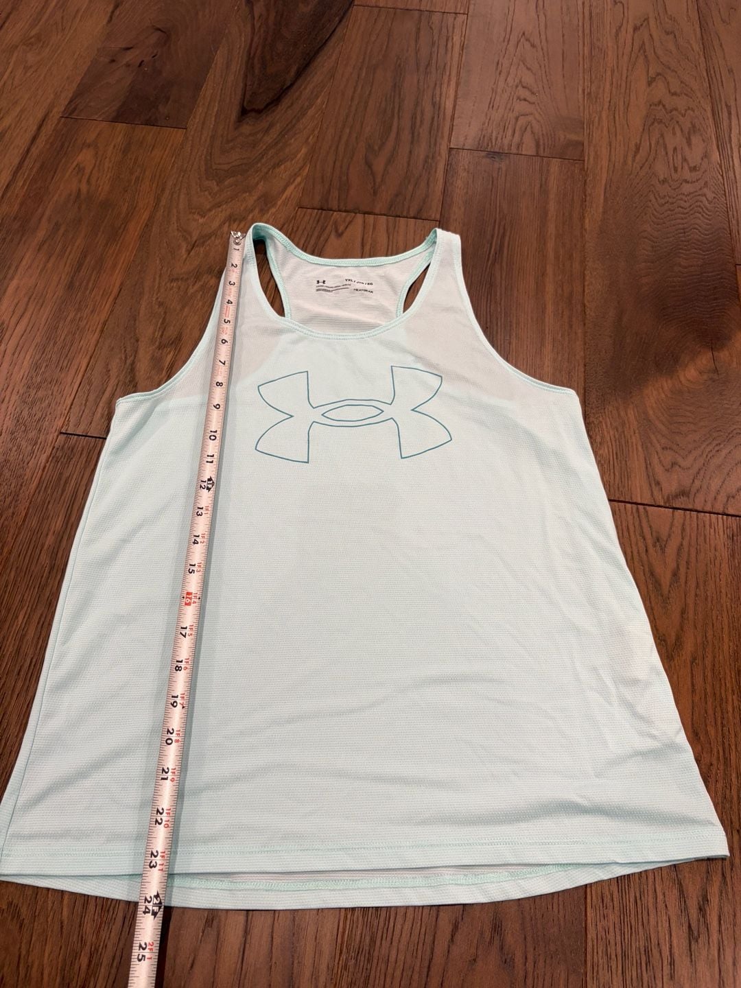 Under Armour HeatGear Tank Top Size YXL Light Blue 5