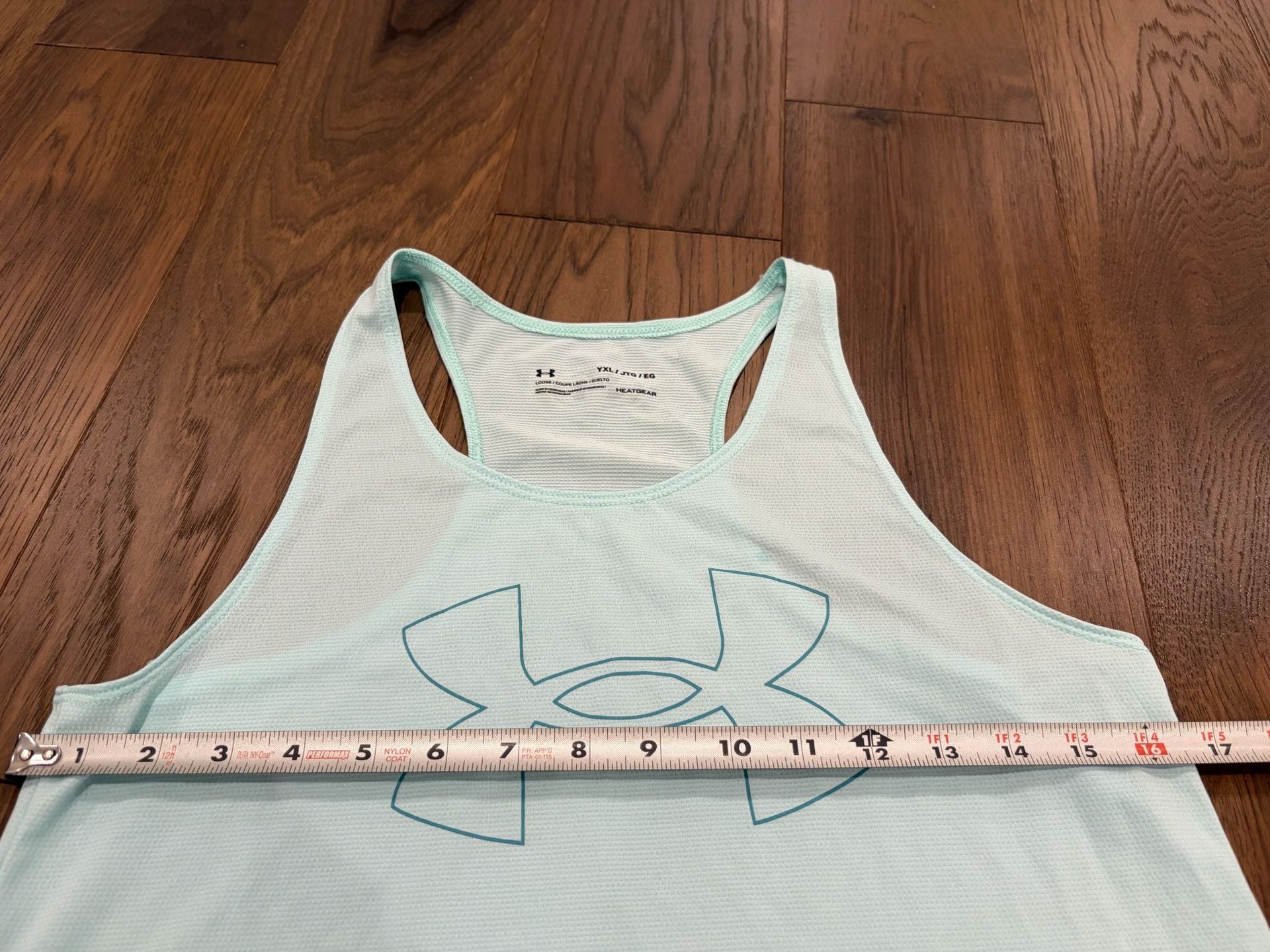 Under Armour HeatGear Tank Top Size YXL Light Blue 6