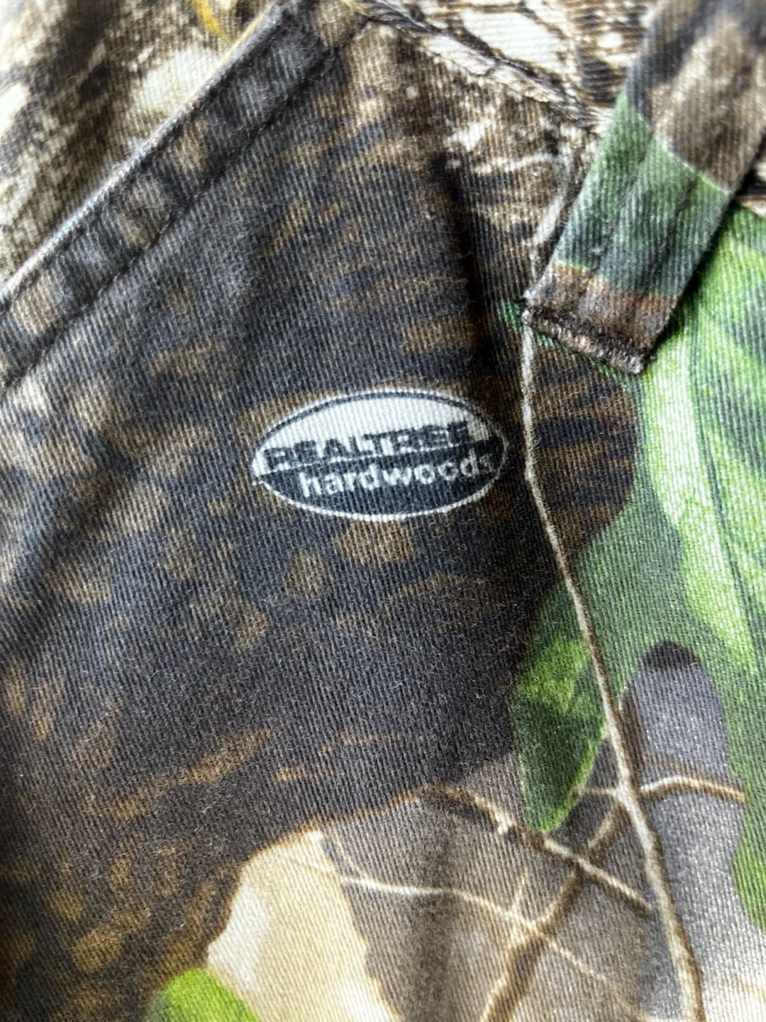 Realtree Hardwoods Cargo Pants Size Large Regular Camo Cotton 3