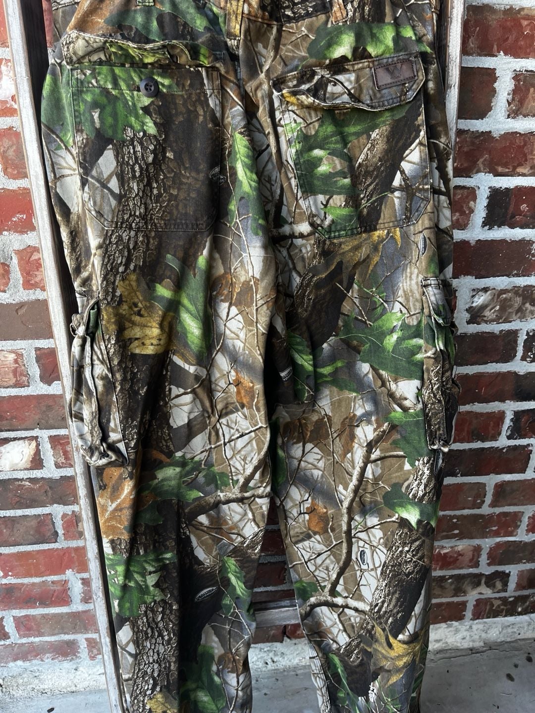 Realtree Hardwoods Cargo Pants Size Large Regular Camo Cotton 7