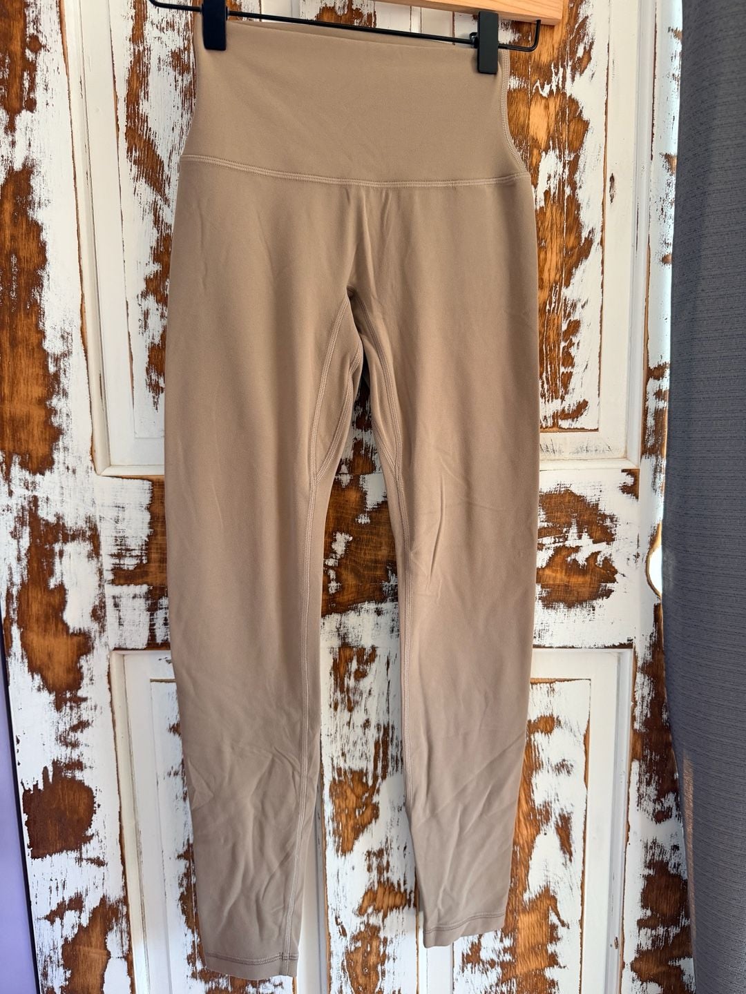 Golden By Aritzia Leggings Size 0 Tan High Rise Activewear Yoga Gym 2