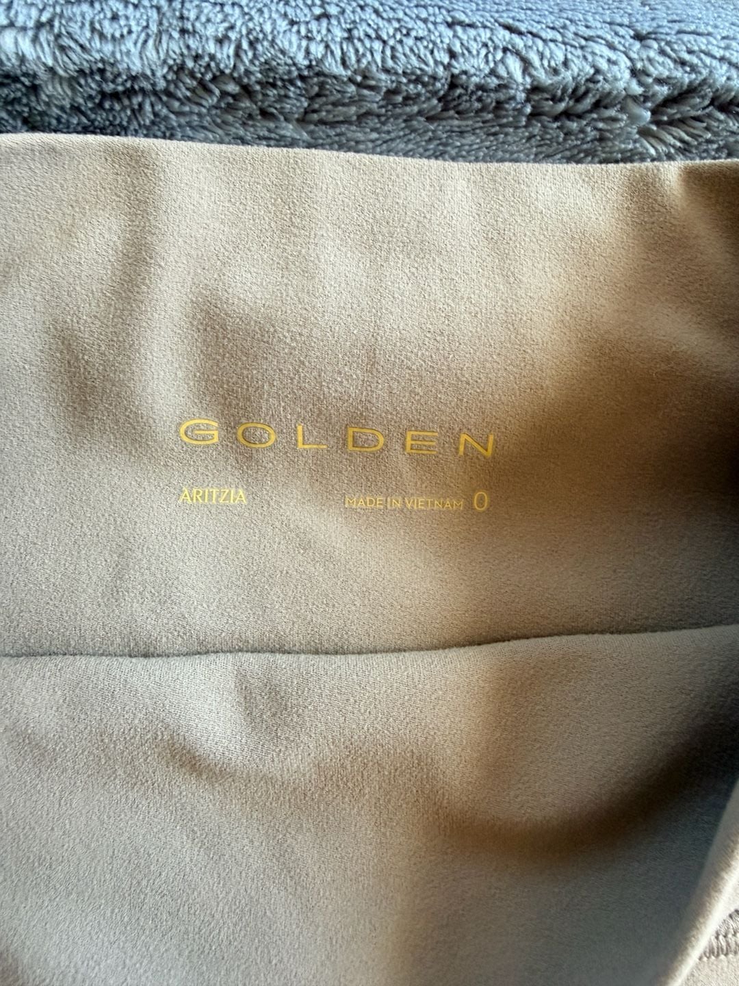 Golden By Aritzia Leggings Size 0 Tan High Rise Activewear Yoga Gym 5