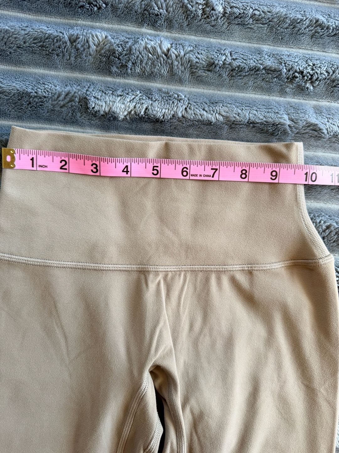 Golden By Aritzia Leggings Size 0 Tan High Rise Activewear Yoga Gym 7