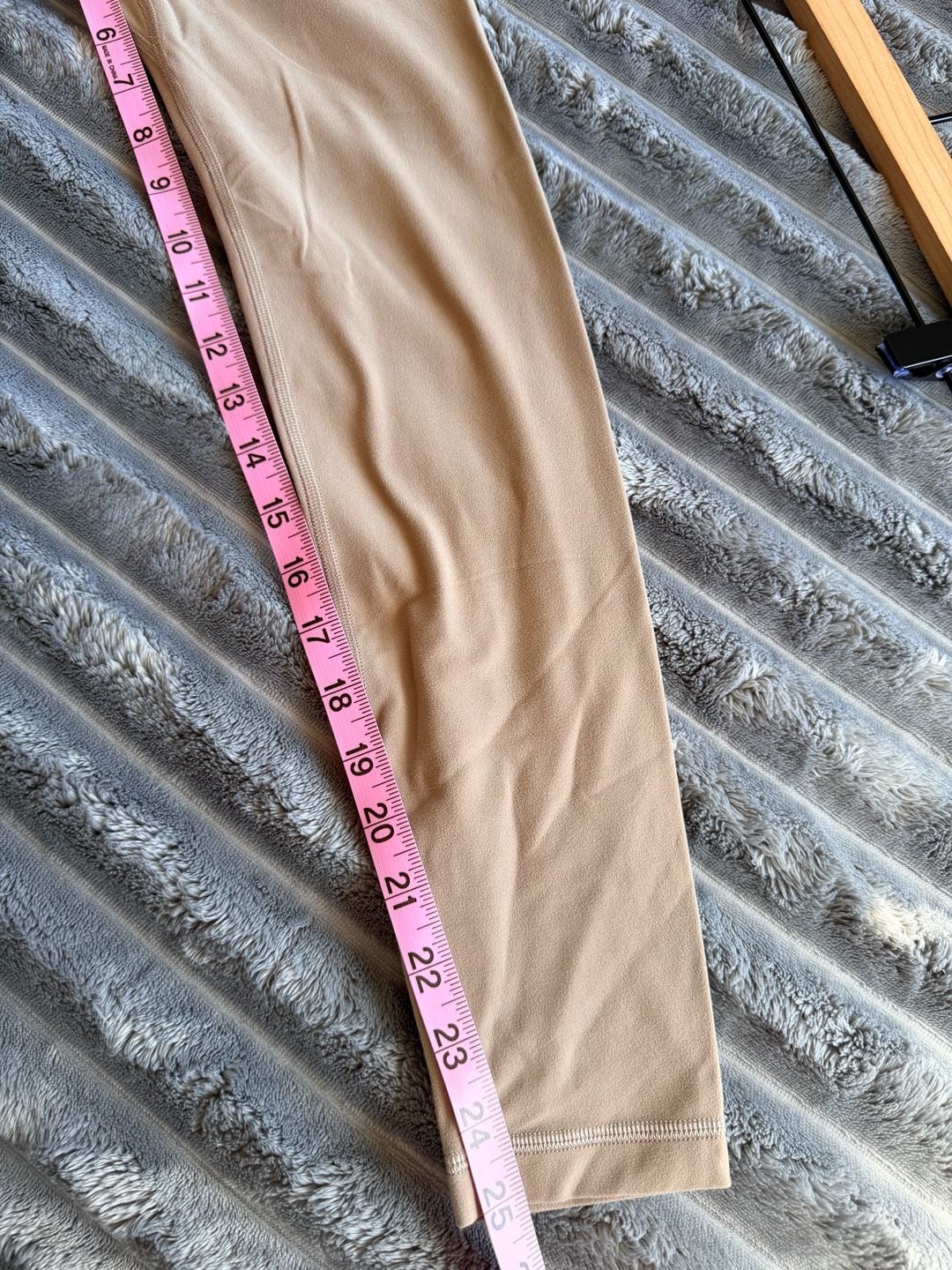 Golden By Aritzia Leggings Size 0 Tan High Rise Activewear Yoga Gym 9