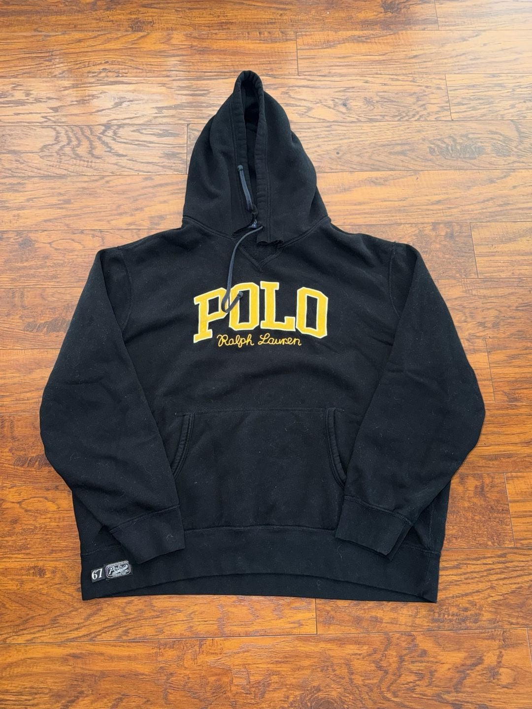 Polo Ralph Lauren Black Gold Hoodie XXL 2