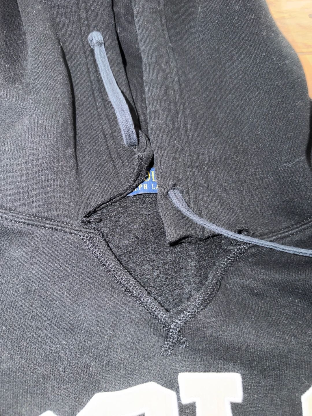 Polo Ralph Lauren Black Gold Hoodie XXL 4