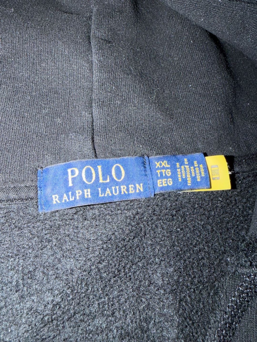 Polo Ralph Lauren Black Gold Hoodie XXL 8