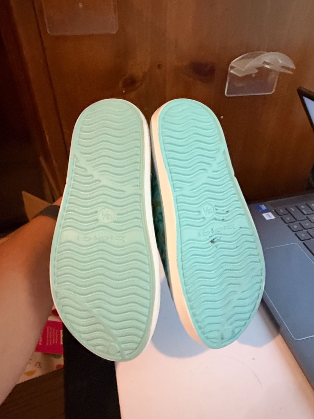 Lily & Dan Children's Lightweight Slip Ons Size 13/1 Dino 6